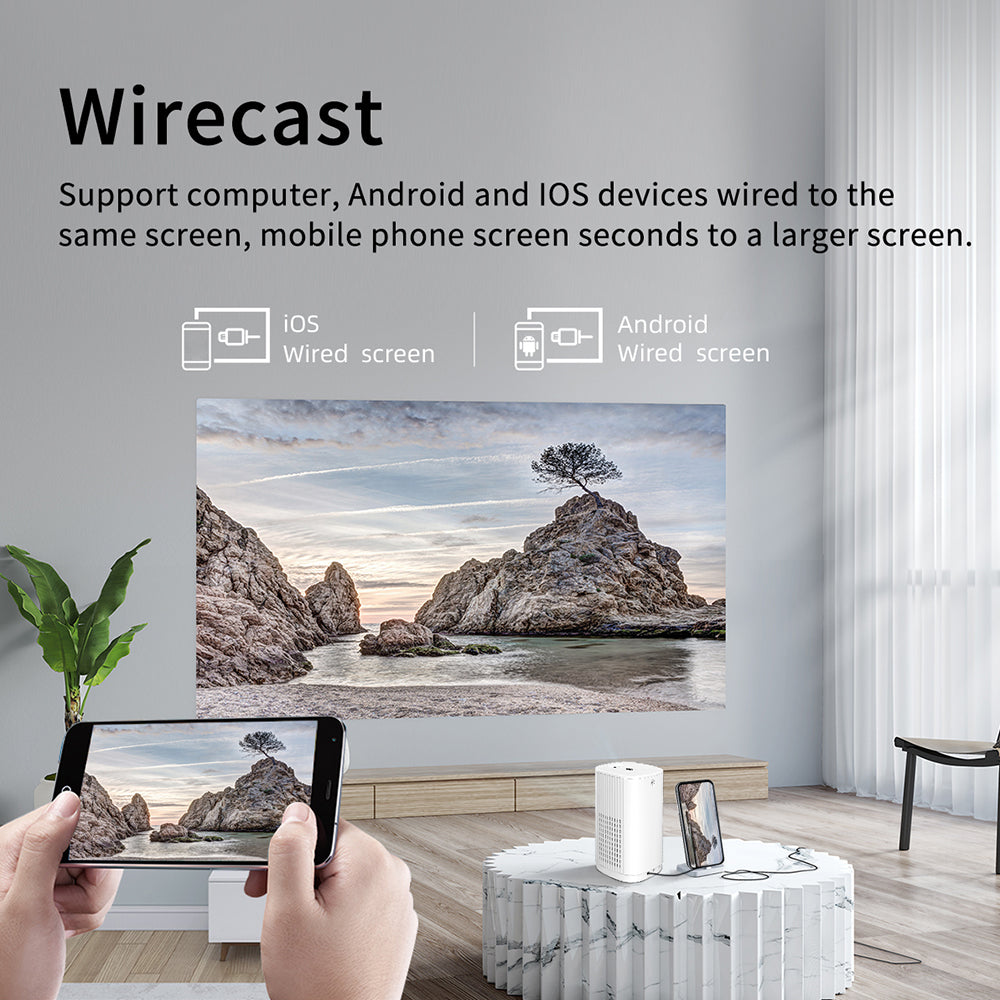 T50 Mini 480P LED Projector Mirror Screen Home Theater Video Movie Projector T50 Mini 480P LED Projector Mirror Screen Home Theater Video Movie Projector
